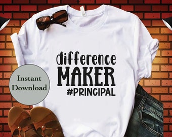 Fichier principal adjoint SVG PNG DXF Eps Jpg, principaux fichiers de différence Maker pour Cricut et Silhouette, conception de t-shirt