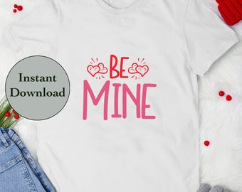 Valentine SVG PNG DXF Eps Jpg File Bundle, Valentines Day Cut Files For Cricut, Silhouette, Sublimation Diy T-Shirt Design, Instant Download