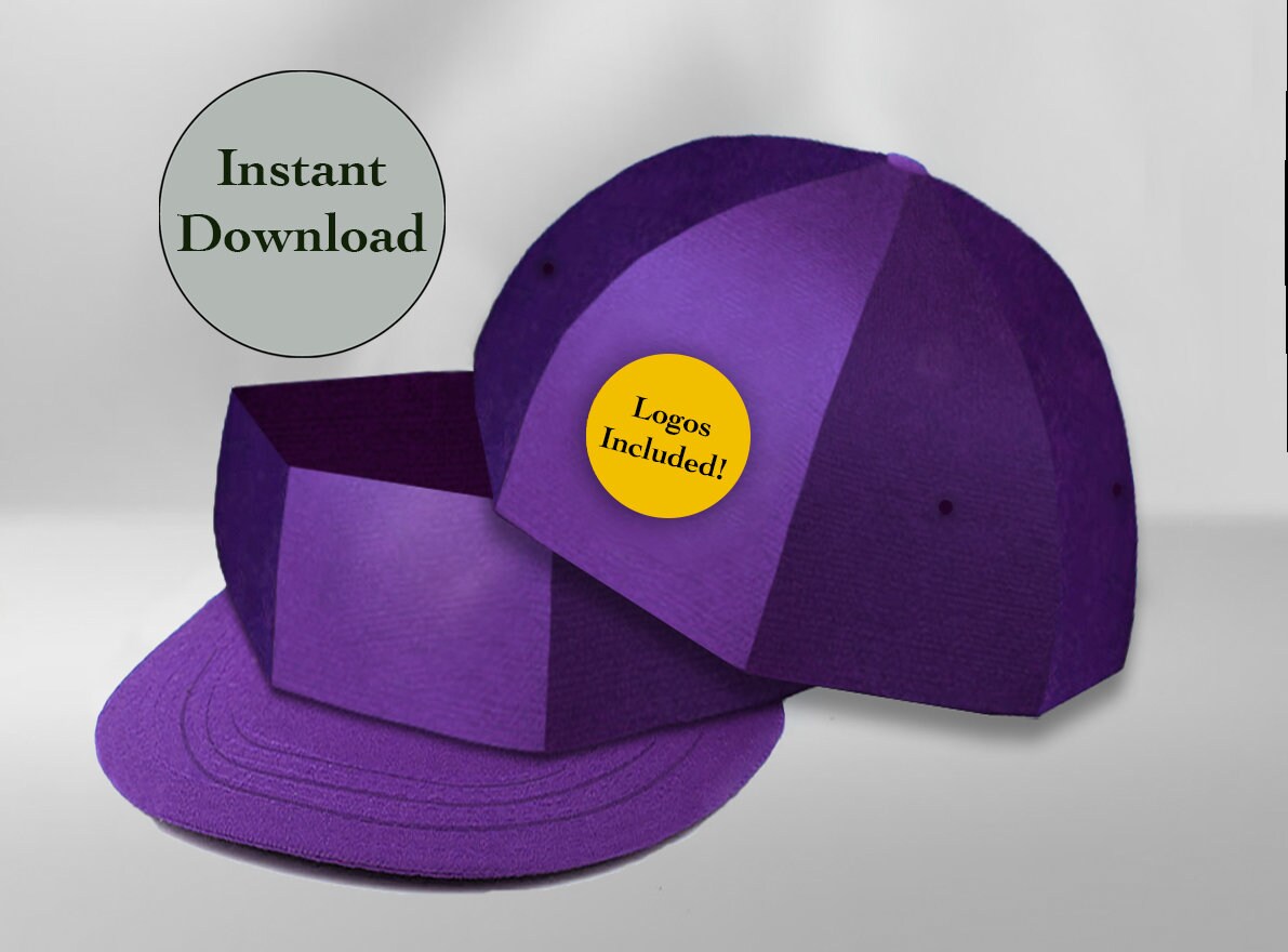 Baseball Hat Box SVG DXF Files Sports Gift Treat Box Svg Etsy Canada