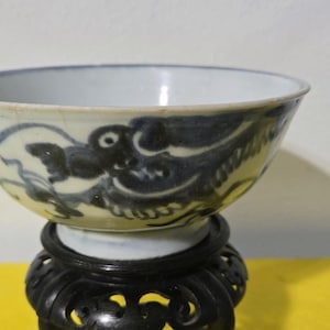 大清　ドラゴン装飾 ボウル Vintage Chinese Dragon Bowl - Etsy
