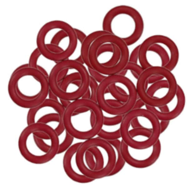 Oh Rings - Brick Red (10)  - Available Sizes 12mm, 10mm and 7.5mm