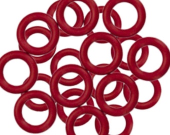 Oh Rings - Cranberry (10)  - Available Sizes 12mm, 10mm and 7.5mm