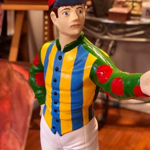 SHIPPED IN US - Custom Painted Lawn Jockey