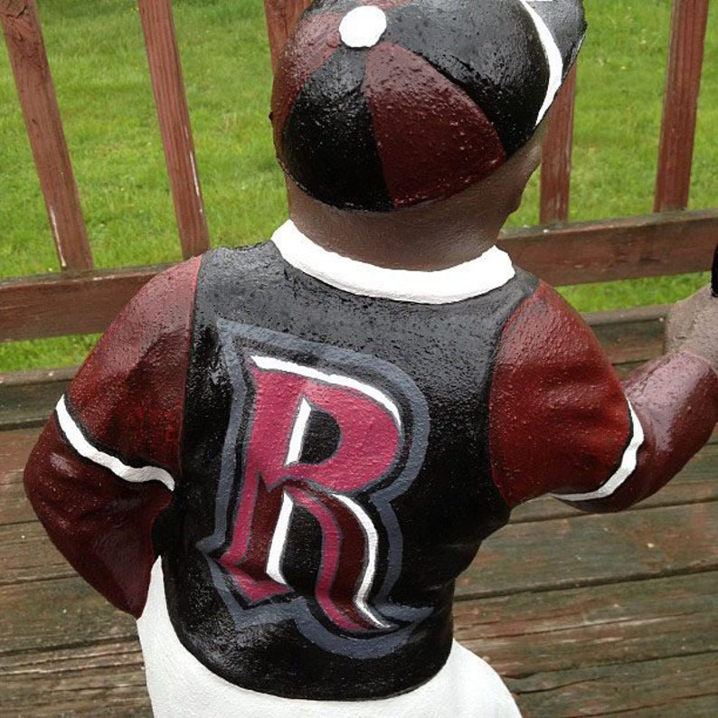 Custom Painted Lawn Jockey Etsy