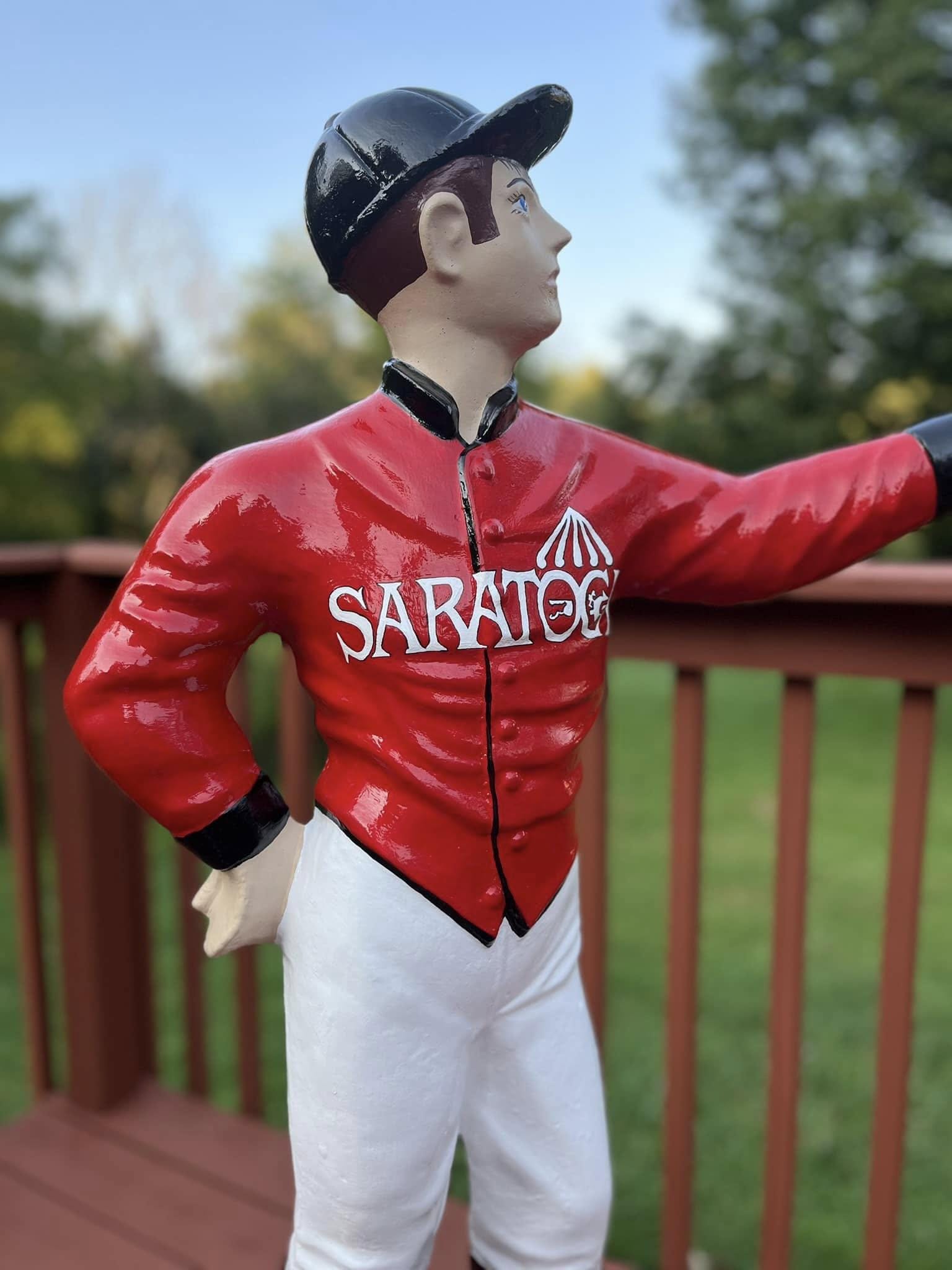 Buy Custom Cast Stone Lawn Jockey – Hand-painted Heirloom
