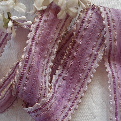 26インチ アンティーク フレンチ 7/8インチ 織り アールヌーボー デコ