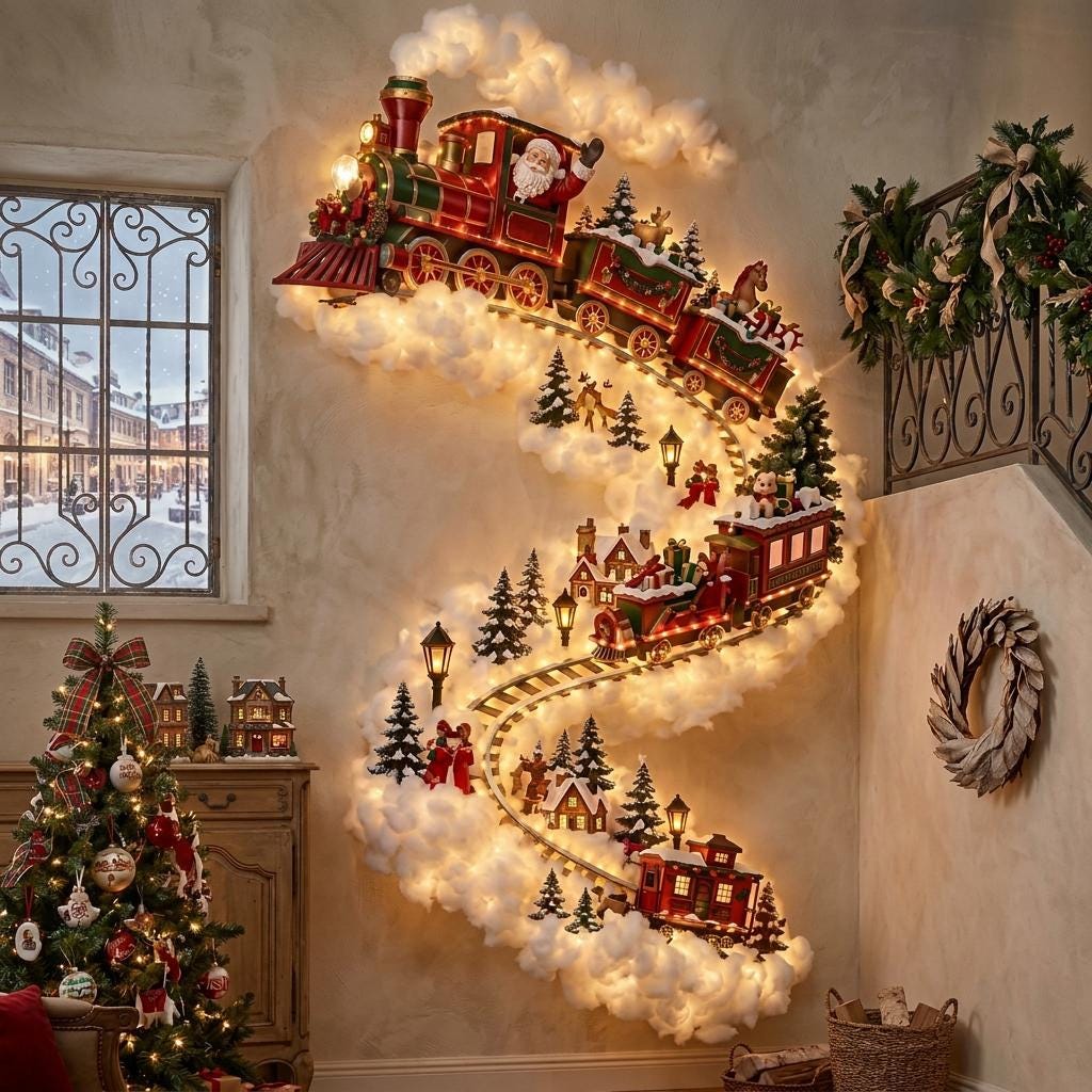 Weihnachtsdeko wand