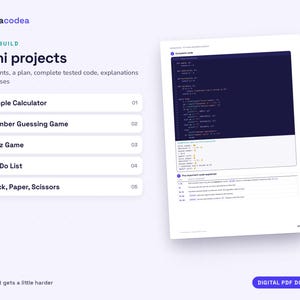 Paquete de Python para principiantes / Aprende Python, ejercicios de programación y miniproyectos / PDF de programación para principiantes imagen 5