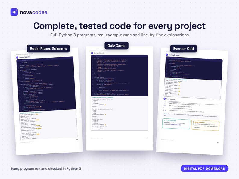 Mini-projets Python pour débutants | 12 projets de programmation étape par étape | Guide Python pour débutants (PDF) image 4