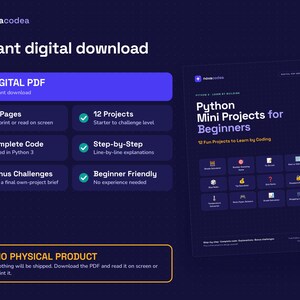 Mini-projets Python pour débutants | 12 projets de programmation étape par étape | Guide Python pour débutants (PDF) image 7