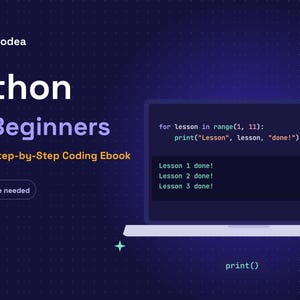 Python for Beginners Ebook | Learn Python Programming Step by Step | Beginner Coding Guide PDF