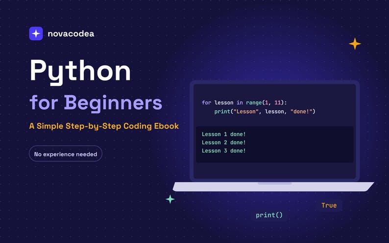 Python for Beginners Ebook | Learn Python Programming Step by Step | Beginner Coding Guide PDF image 1