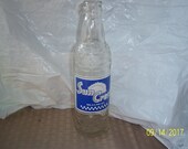 1954 Suncrest National NuGrape Atlanta GA 10 oz clear acl painted label soda bottle 8 1 2 quot tall
