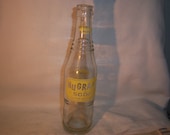 1960 NuGrape Soda Hycee Bottling Co Macon, GA 8 oz clear acl painted label soda bottle