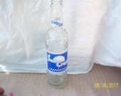 1961 Suncrest National NuGrape King Size Atlanta GA 10 oz clear acl painted label soda bottle 9 1 2 quot tall