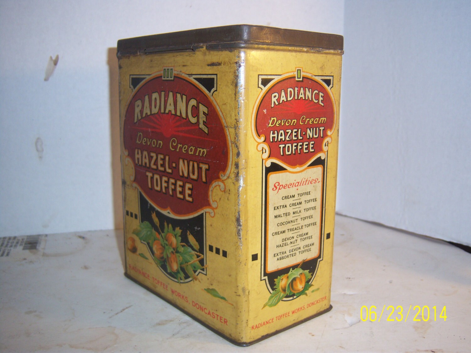 1920's Radiance Toffee Works Doncaster England Candy 7 1/4 Etsy