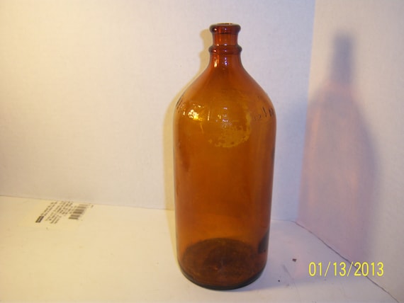 1930's Dazzle Bleach Bottle 9 3/8 Inches Tall -  Canada