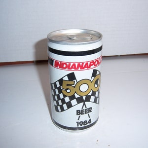 CMA - 1984 Indianapolis 500 Beer Falstaff Brewing Corp Cranston RI Ft Wane Ind Omaha Nebr 12 oz EMPTY Aluminum Pull Tab beer can