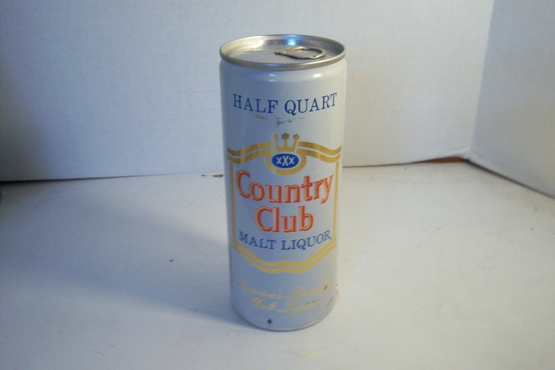 1970's Country Club Malt Liquor Pearl Brewing Co San Antonio Tx Half
