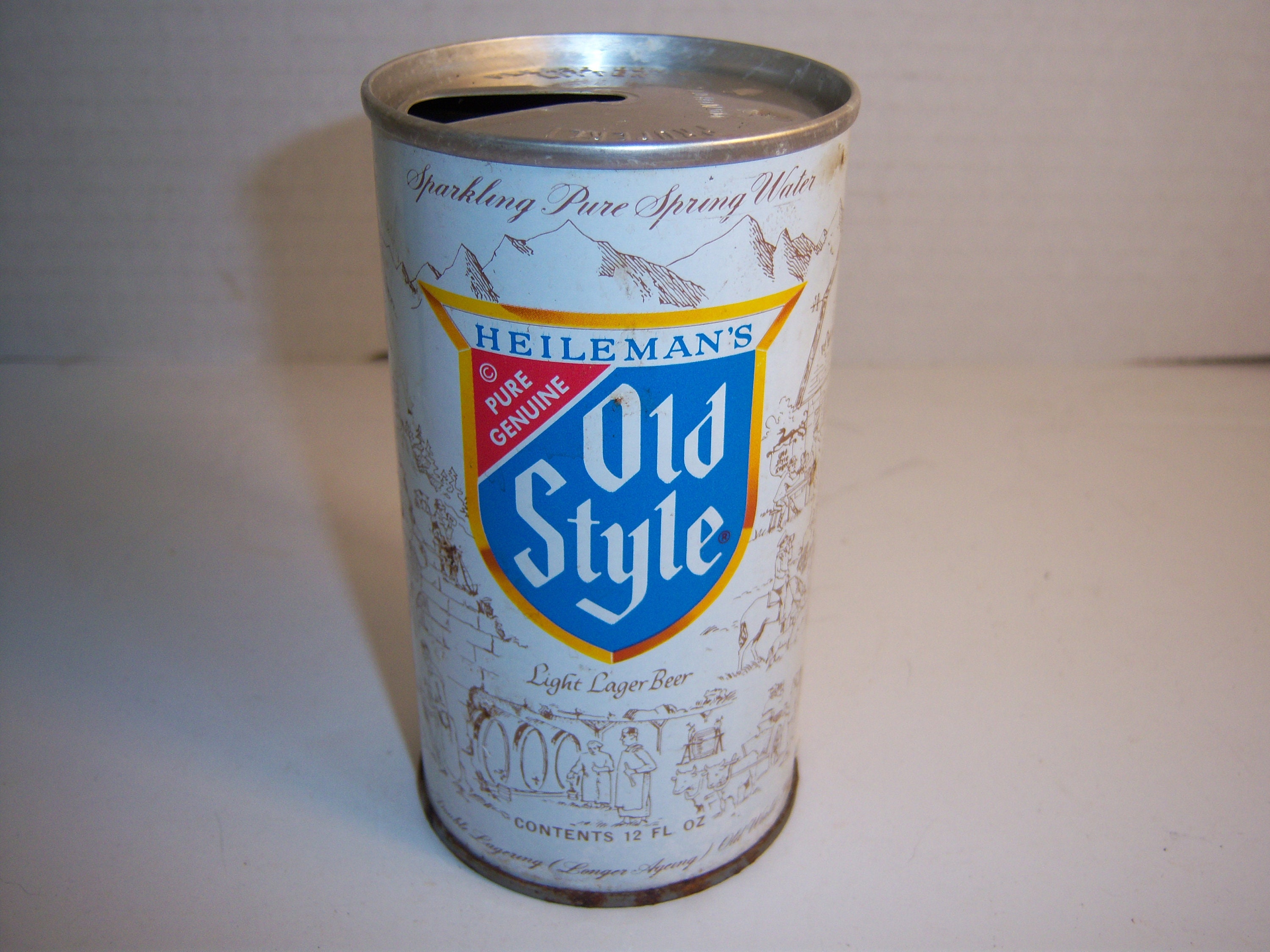 KN - 1970's Old Style Light Lager Beer Heileman Brewing Co La