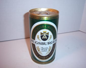 CMA- 1970's Augsburger Bavarian Style Beer Huber Brewing Co Monroe Wisconsin 12 oz EMPTY Steel Beer can