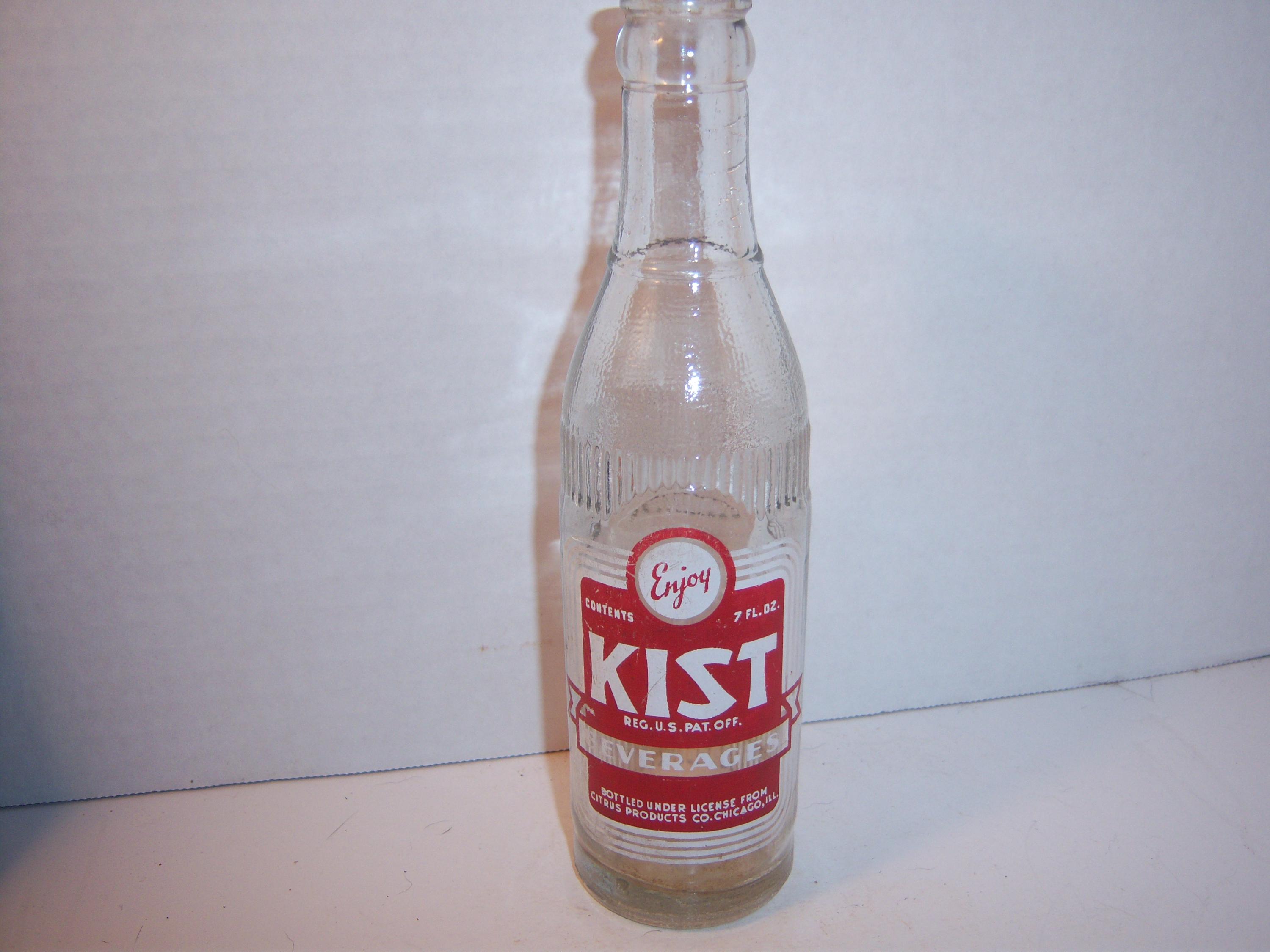 Kist Soda Pop Bottle (JAS) 10 oz Kist Soda Pop Bottle (JAS) 10 oz