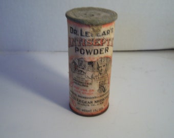 Early Dr LeGear's Antiseptic Powder Veterinary St Louis MO Poultry Livestock Horse Farmer