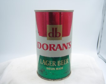 LE - 1960&#39;s Doran&#39;s lager Beer Northern Ontario Brewing Co Canada 12 Fl oz EMPTY Beer Steel Pull Tab can