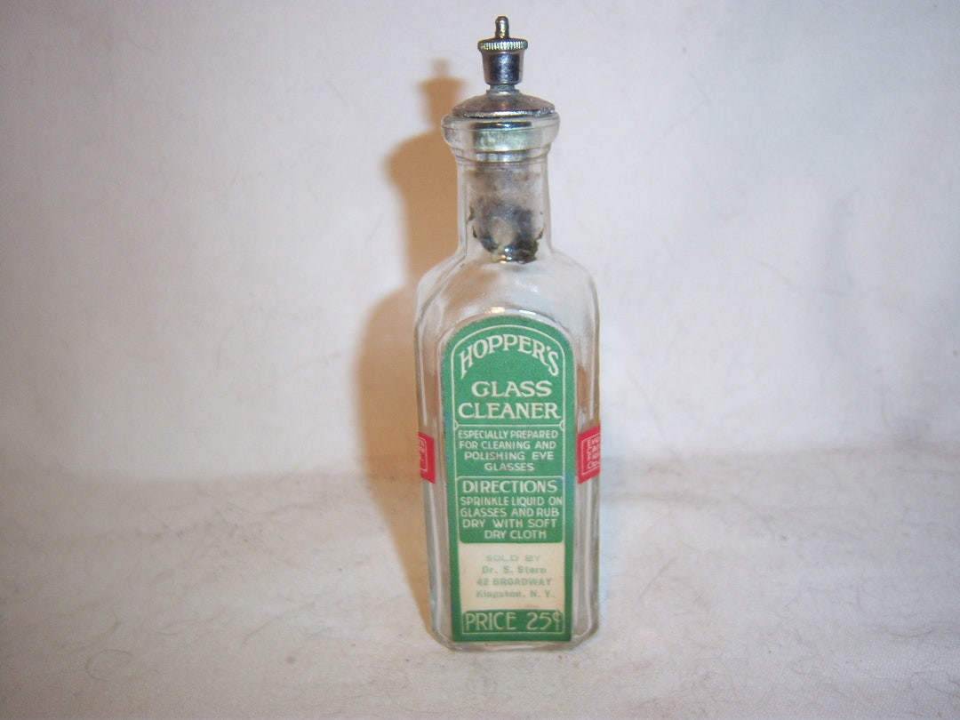 1920's Hopper's Glass Cleaner Kansas City Mo Cleaning Polishing Eye