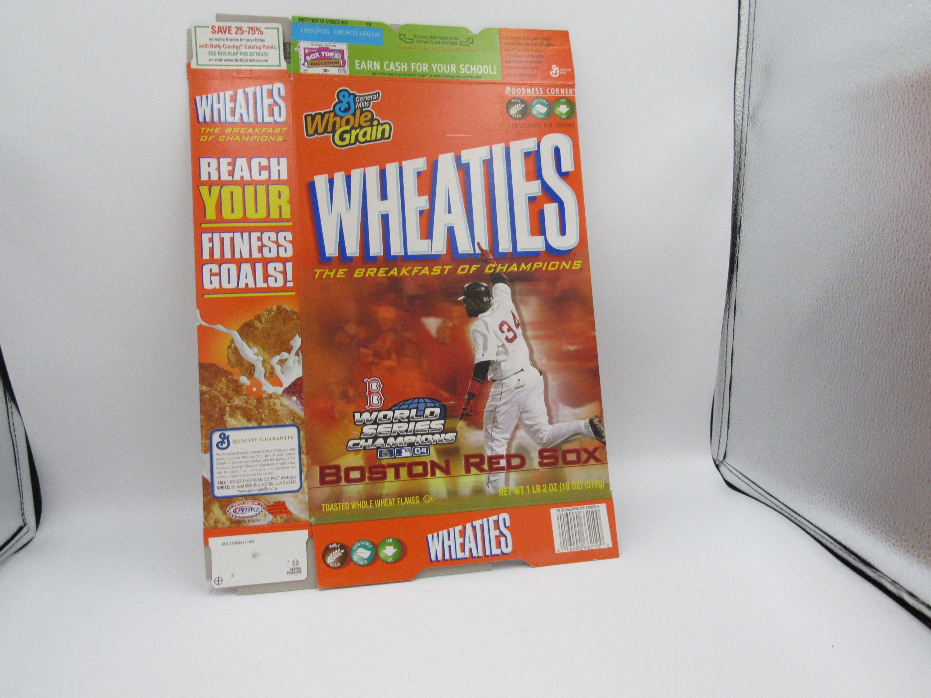 Sep 2005 Empty Wheaties Box With David 