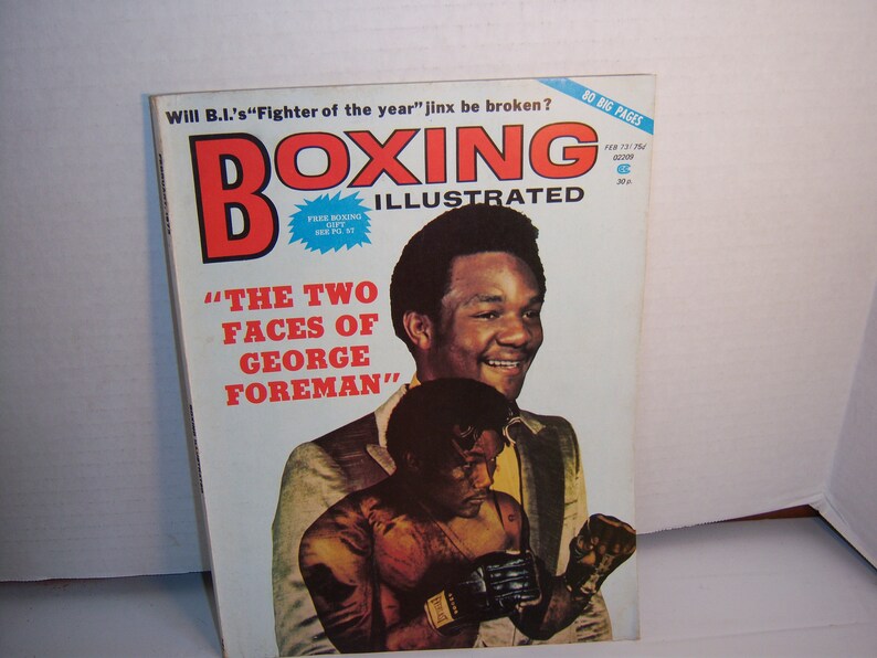 TI - February 1973 Boxing Illustrated Magazine George Foreman Fighting ...