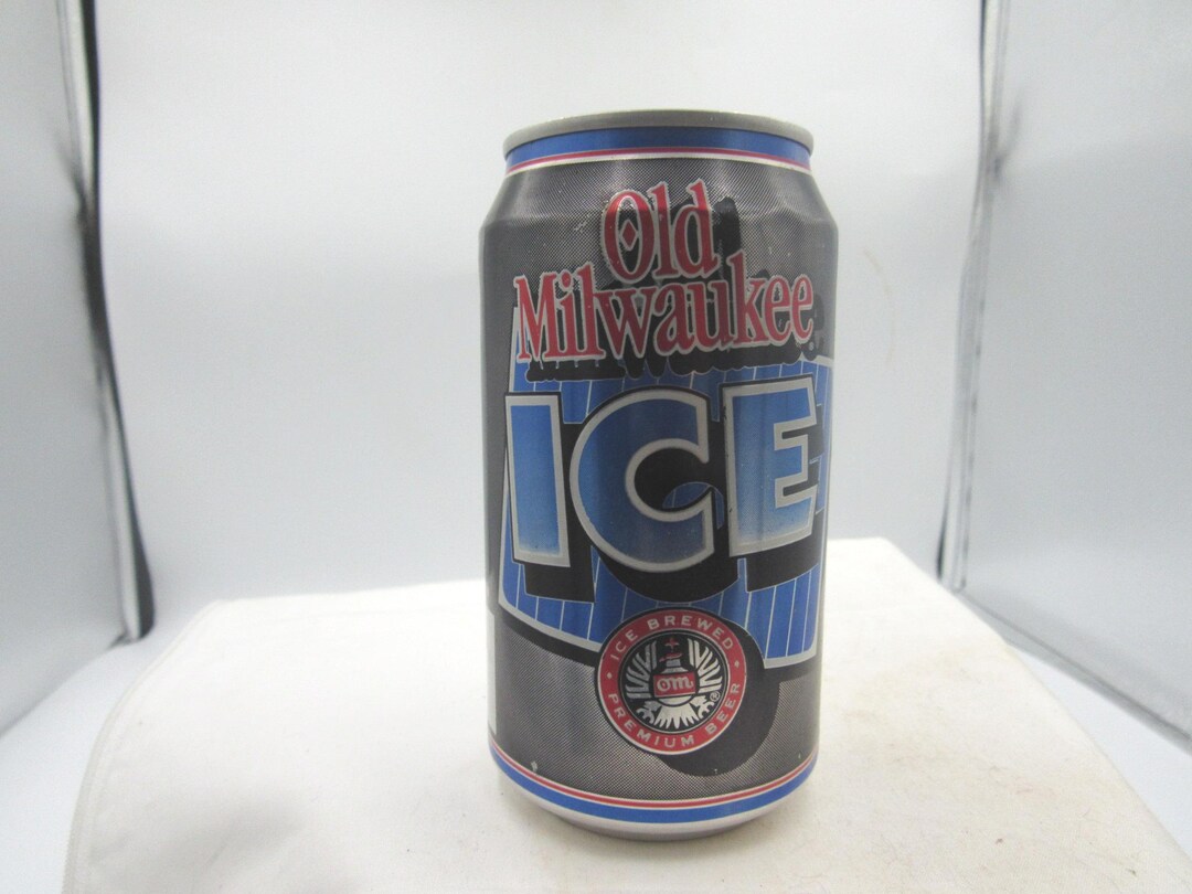 Ice Draft LM - 1990s Old Milwaukee ICE Draft Beer 12 Oz Stroh Brewing Co Detroit ...