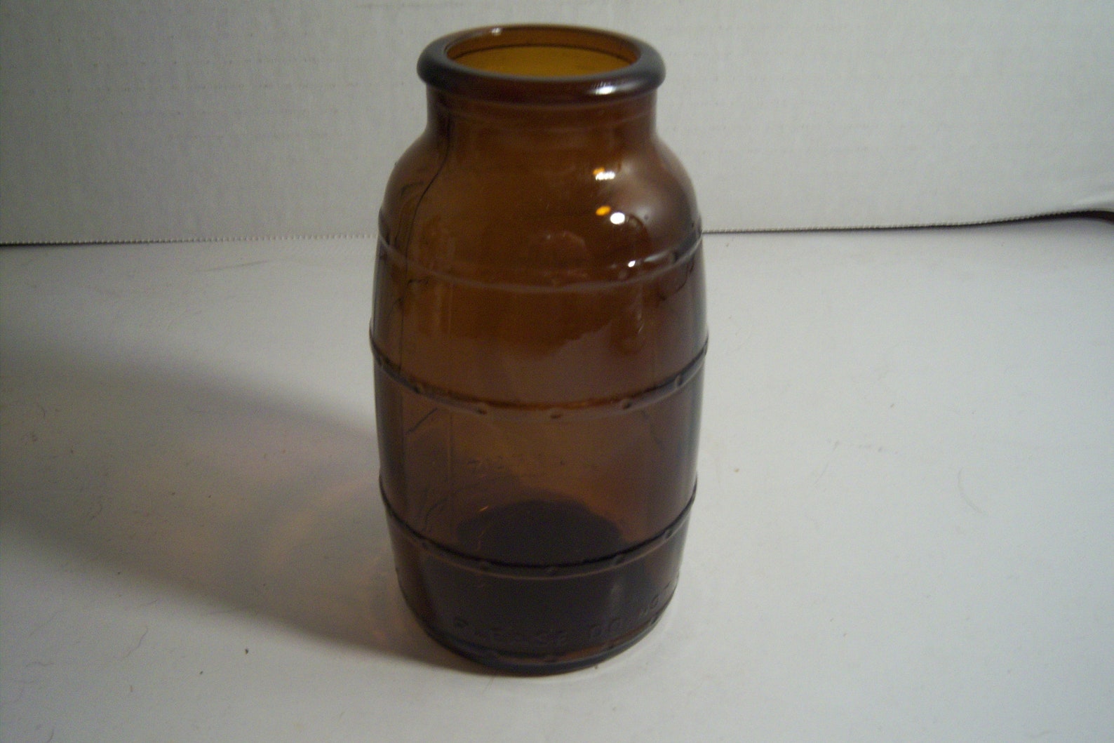 1970's Amber Beer Barrel 4 3/8 Inch Tall Beer Bottle Etsy
