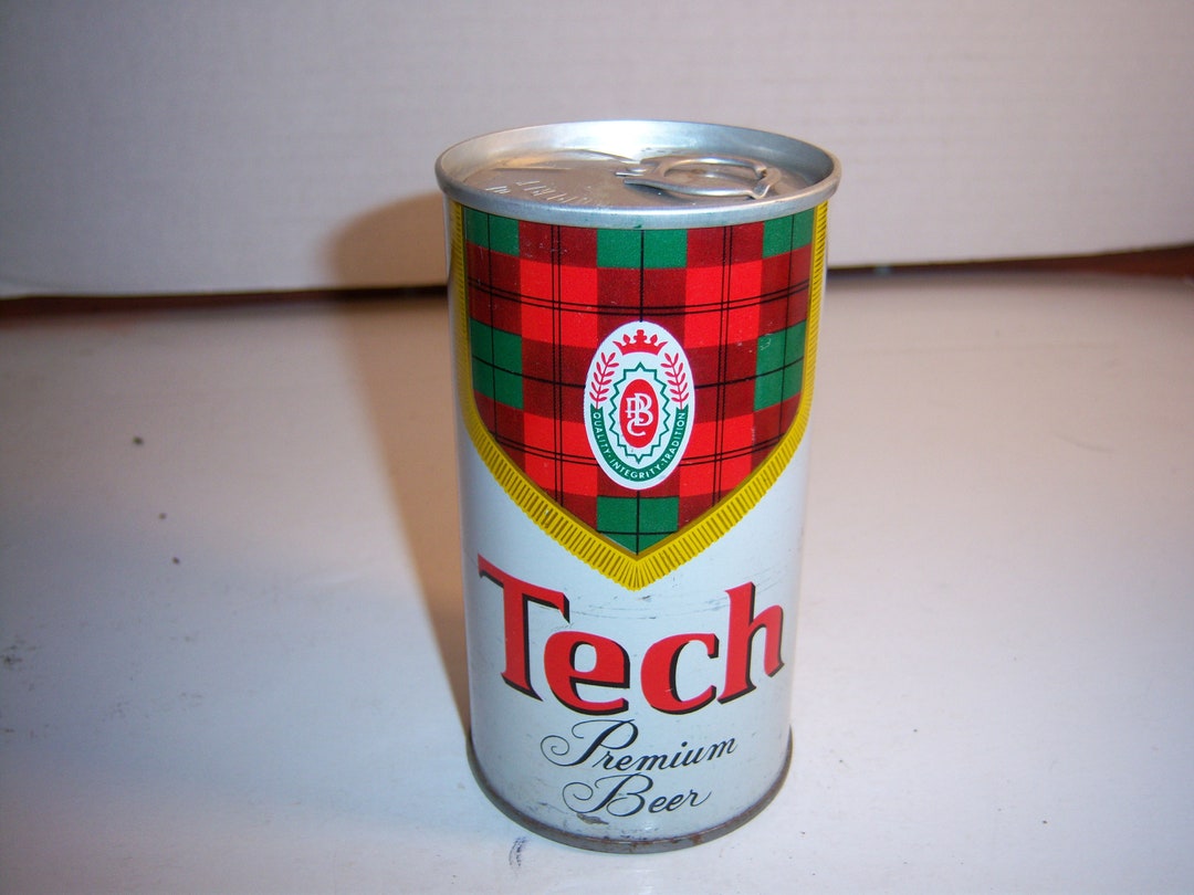 Tech Beer CMA 1970's Tech Premium Beer Pittsburgh Brewing Co Pa 12 Oz Steel Beer ...