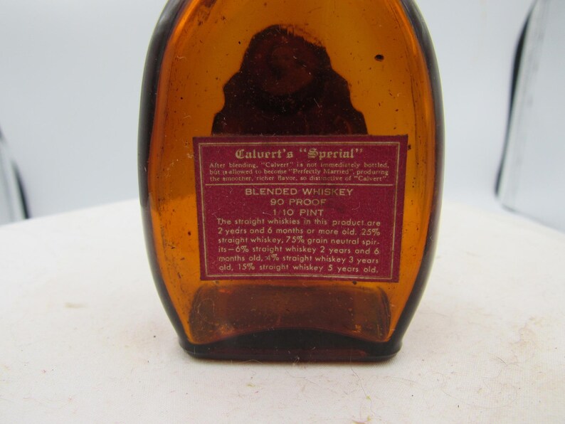 1950's Calvert Special Baltimore, MD Louisville, KY Amber Whiskey ...