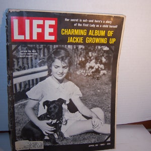 April 26, 1963 Life Magazine Jackie Kennedy John F Kennedy