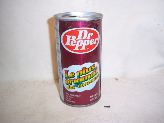 Vintage Dr Pepper Soda Can Steel
