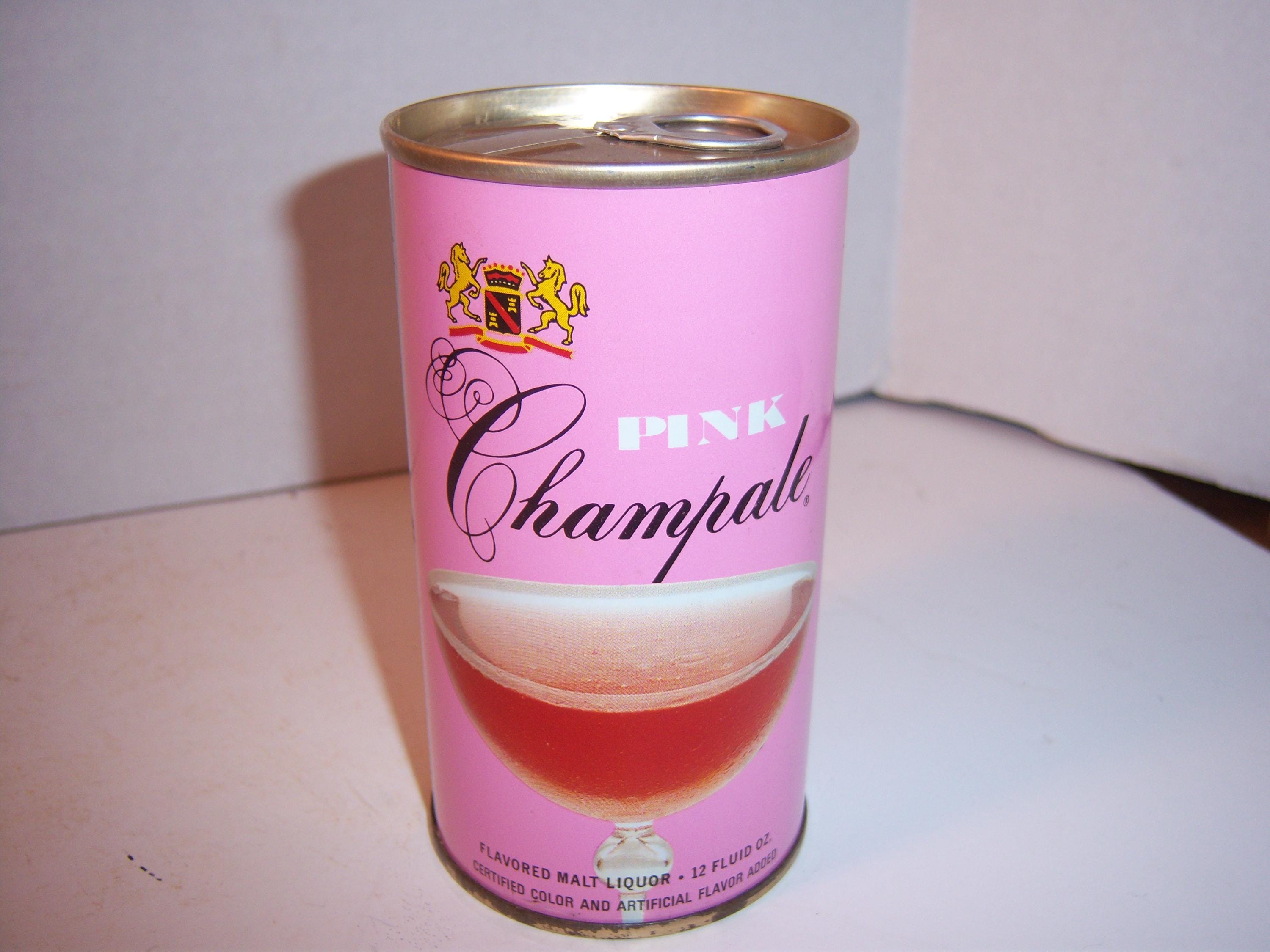 KN - 1970's Pink Champale Flavored Malt Liquor Trenton NJ 12 Oz