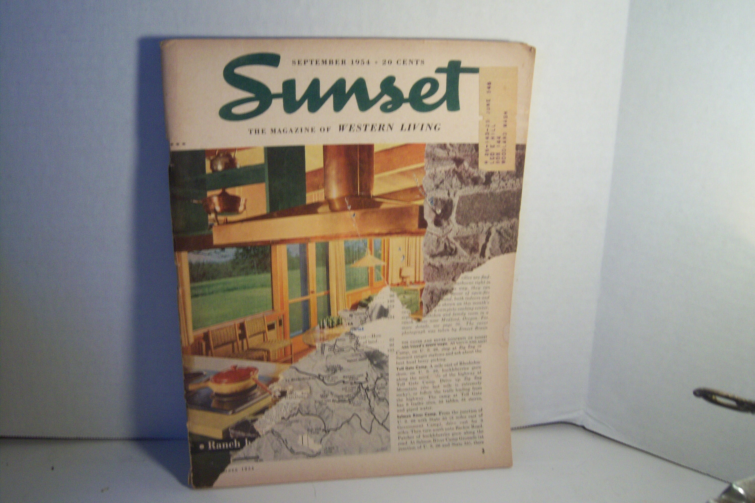 September 1954 Sunset Western Living Model Home Home Decor - Etsy