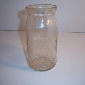Rice's Dairy Half Pint Milk Bottle (JAS) Rice's Dairy Half Pint Milk Bottle (JAS)