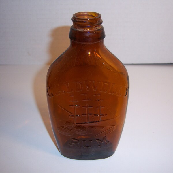 Amber Liquor Bottle Etsy