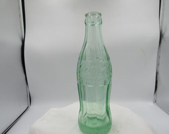 1953 Coke Coca Cola Hobbleskirt Valdosta Ga Light green 6 oz soda bottle
