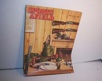 KG - November 1946 Sports Afield Mallard Duck Hunting Biondi Artist Hunting Fishing Magazine Book  Paper Ephemera