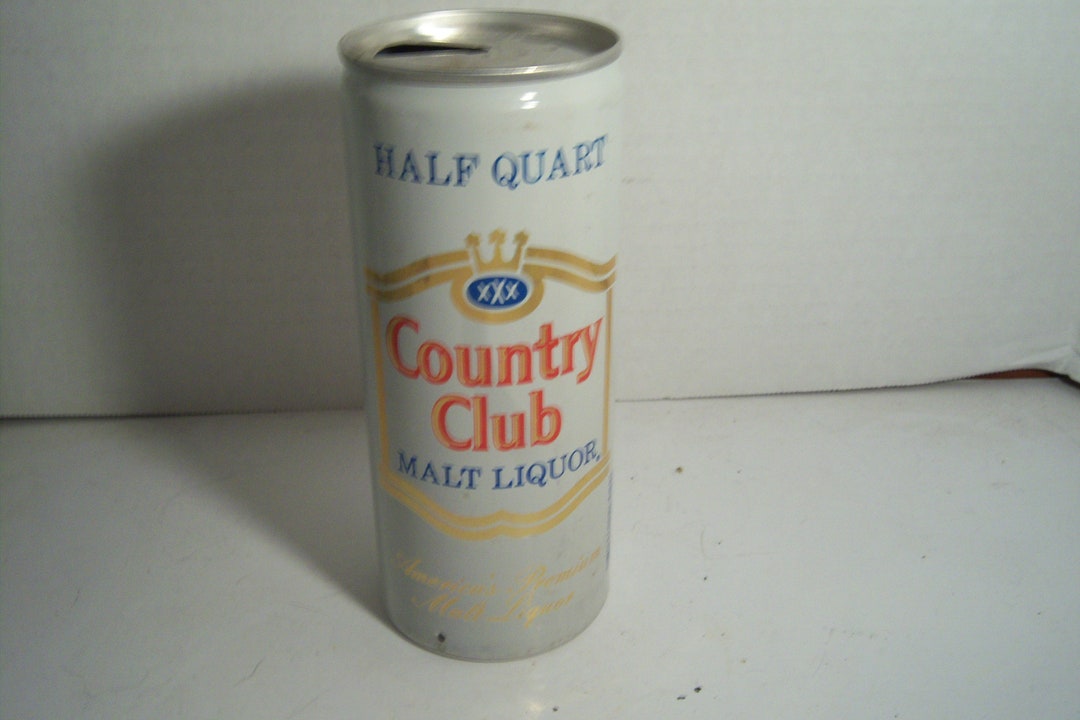 1970's Country Club Malt Liquor Pearl Brewing Co San Antonio Tx Half