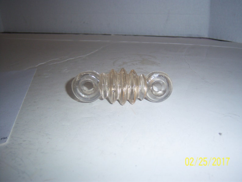 1920-30/'s 3 34 Long Clear Radio Insulator