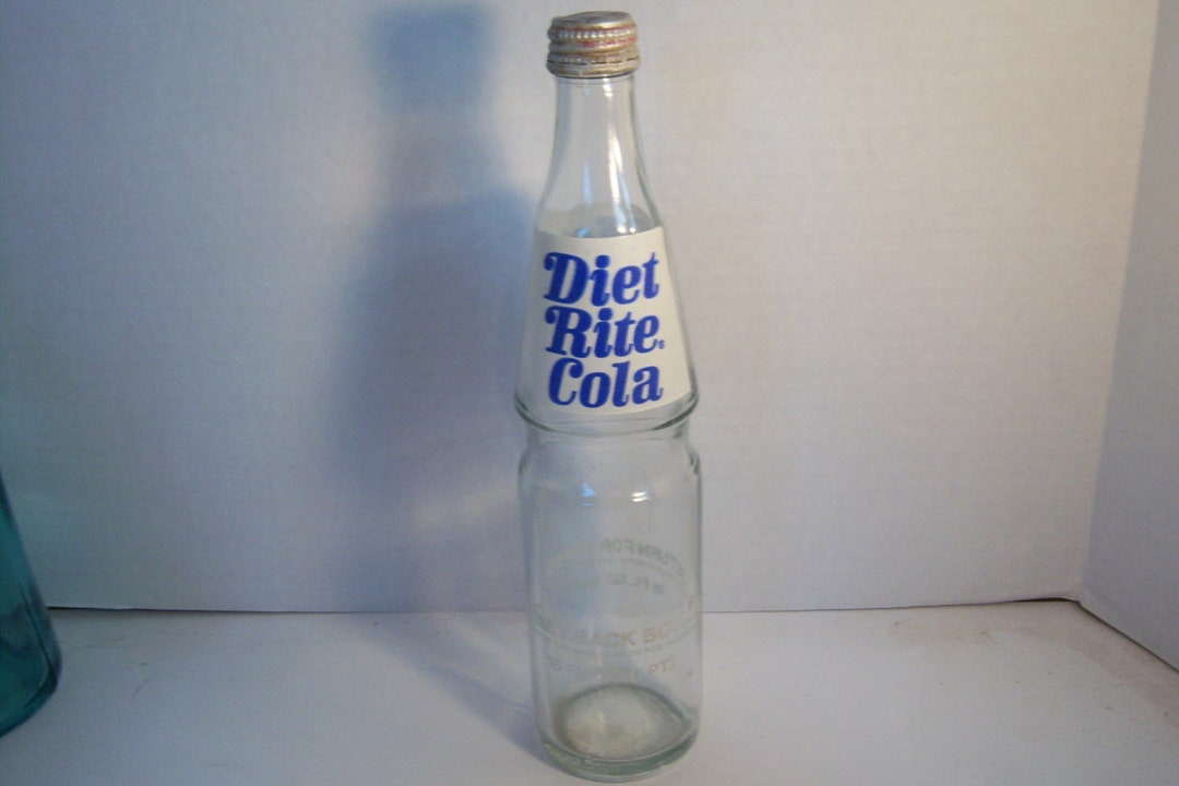 1971 Diet Rite Cola Coca Cola Bottling Co Macon Ga 16 Oz Aqua Acl ...