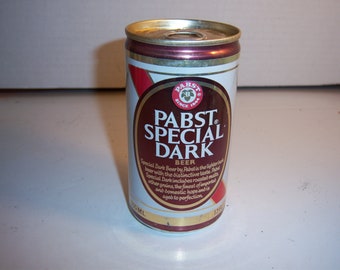 KN - 1970-80s Pabst Special Dark Beer 12 oz Pabst Brewing Co Milwaukee Wisc EMPTY ALUMINUM beer can