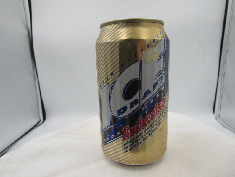 Ice Draft LM -1990's Budweiser Ice Draft Beer Anheuser-busch St Louis, Mo ...