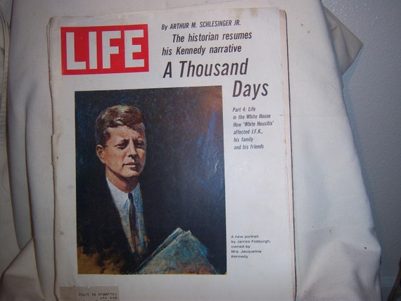 November 5, 1965 Life Magazine President John F Kennedy White