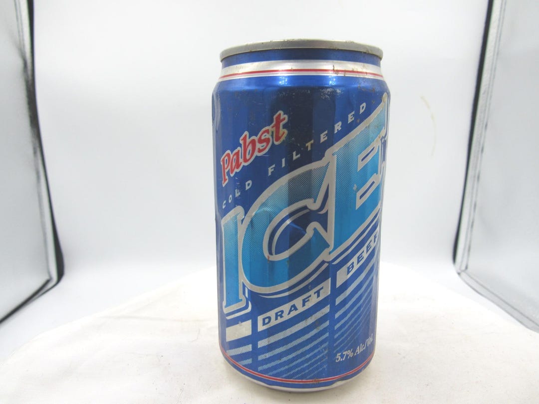 Ice Draft LM - 1990s Pabst Blue Ribbon Cold Filtered ICE Draft Beer 12 Oz Pabst ...
